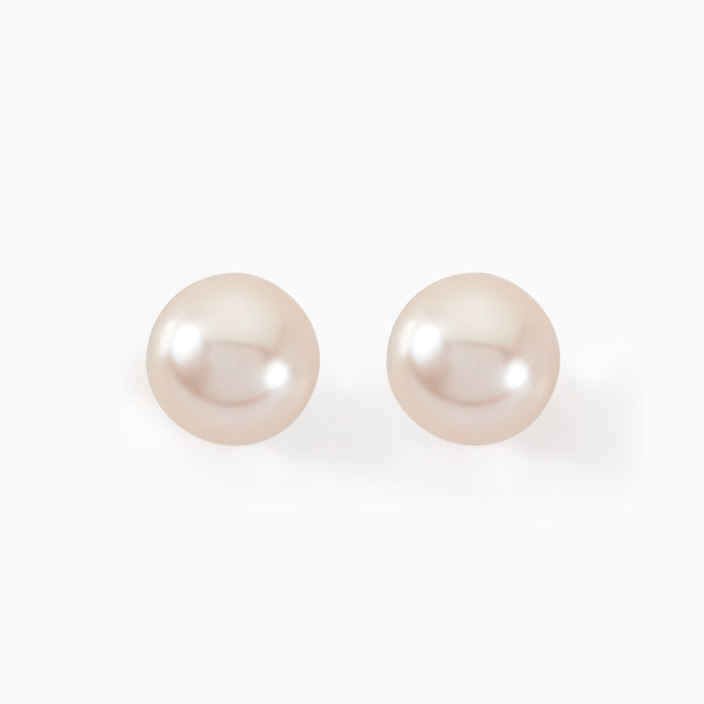 Boucles D'oreilles Suki Or Jaune Perle De Culture - Puces Femme | Marc Orian