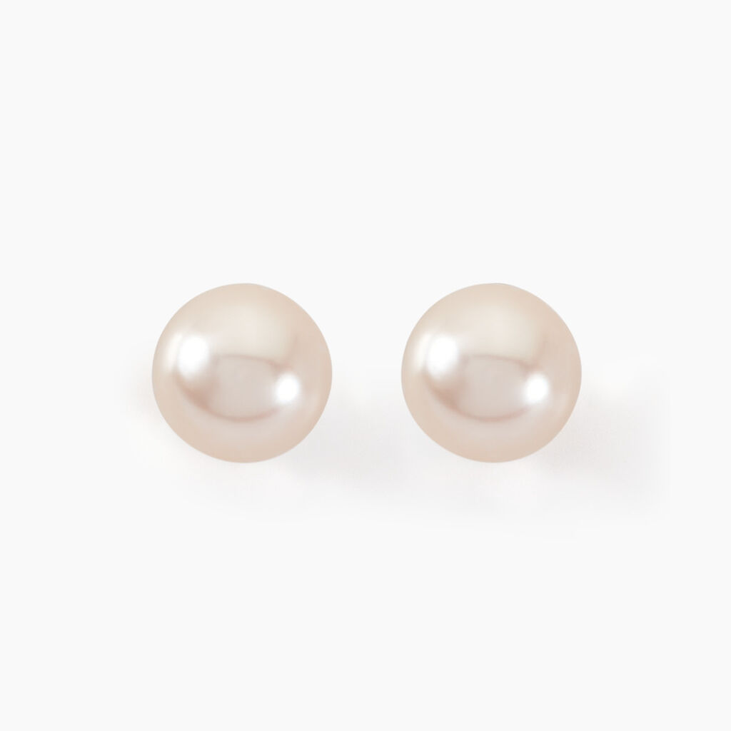 Boucles D'oreilles Suki Or Jaune Perle De Culture - Puces Femme | Marc Orian