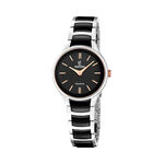 Montre Festina Ceramic Bimatiere Noir - Montres &eacute;tanches Femme | Marc Orian