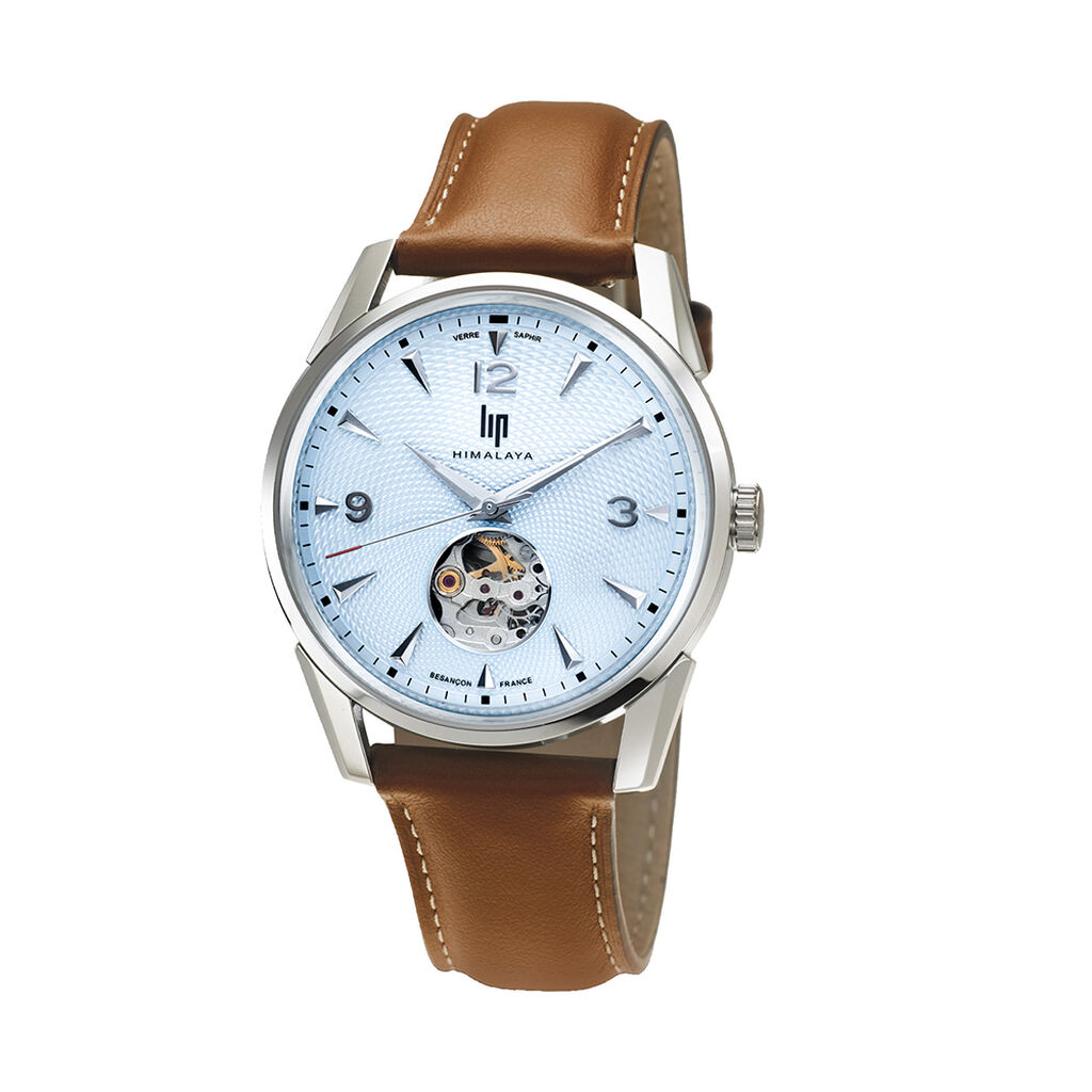 Montre Lip Himalaya Coeur Battant 40 Bleu Sky - Montres automatiques Homme | Marc Orian