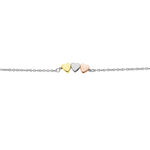 Bracelet Tania Argent Tricolore - Bracelets fantaisie Femme | Marc Orian