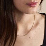 Collier Capucin Or Jaune Maille Marine Plate - Chaines Femme | Marc Orian