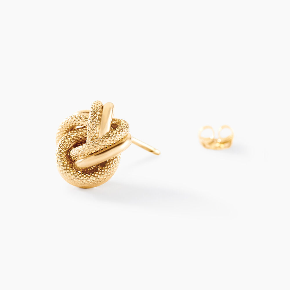 Boucles D'oreilles Puces Grover Or Jaune - Puces Femme | Marc Orian