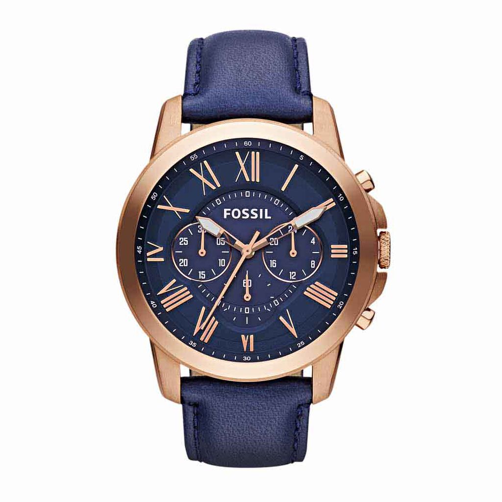 Montre Fossil Grant Bleu - Montres classiques Homme | Marc Orian