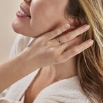 Alliance Fantaisie Diamantee Ruban Plat Or Bicolore - Alliances duo Unisex | Marc Orian