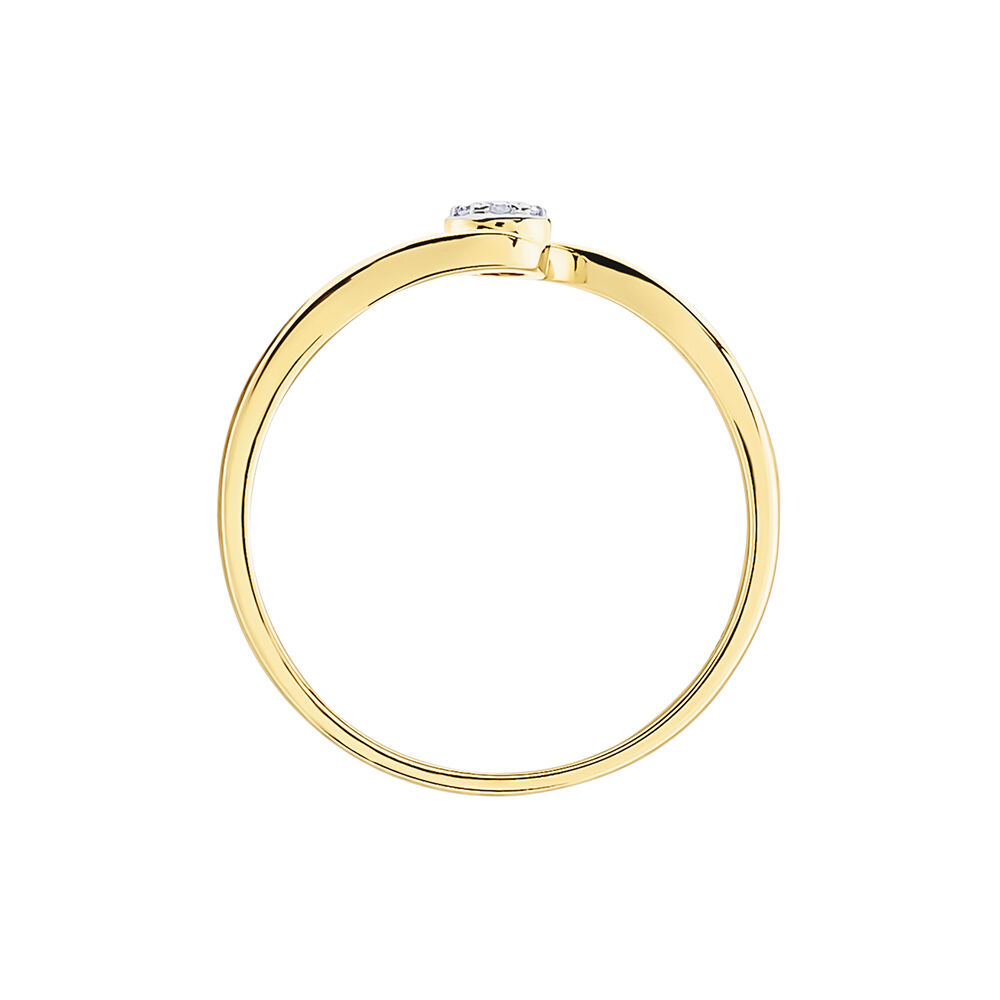Bague Vreni Or Jaune Diamant - Bagues pierres précieuses Femme | Marc Orian