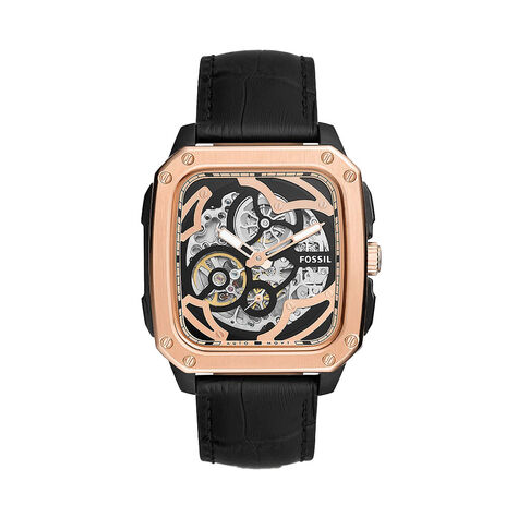 Montre Fossil Inscription Bleu - Montres automatique Homme | Marc Orian