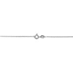 Cha&icirc;ne Igoa Maille For&ccedil;at Diamantee Or Blanc - Chaines Femme | Marc Orian