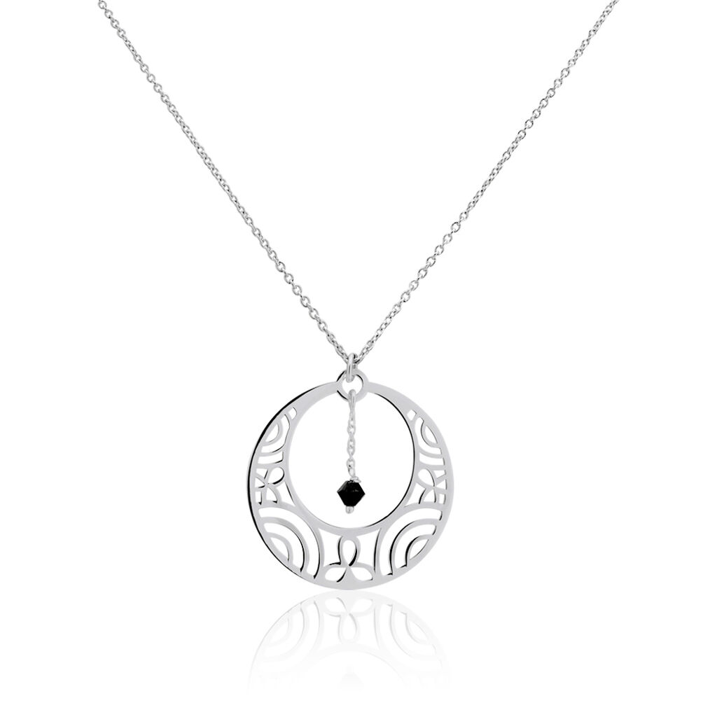 Collier Kayra Argent Blanc Pierre De Synthese - Colliers avec pierres Femme | Marc Orian