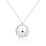 Collier Kayra Argent Blanc Pierre De Synthese - Colliers avec pierres Femme | Marc Orian