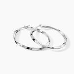 Cr&eacute;oles Argent Blanc Ires - Cr&eacute;oles Femme | Marc Orian