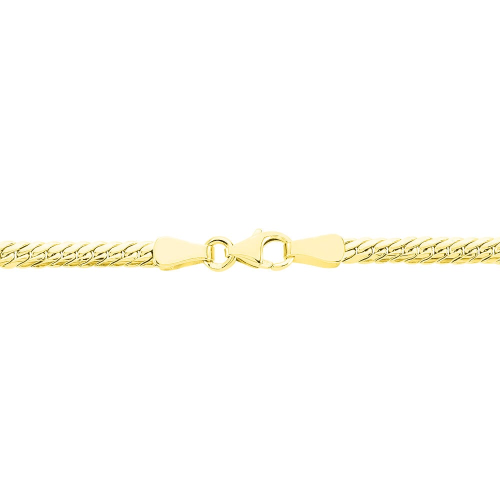 Collier Or Jaune Izel Maille Anglaise - Chaines Femme | Marc Orian