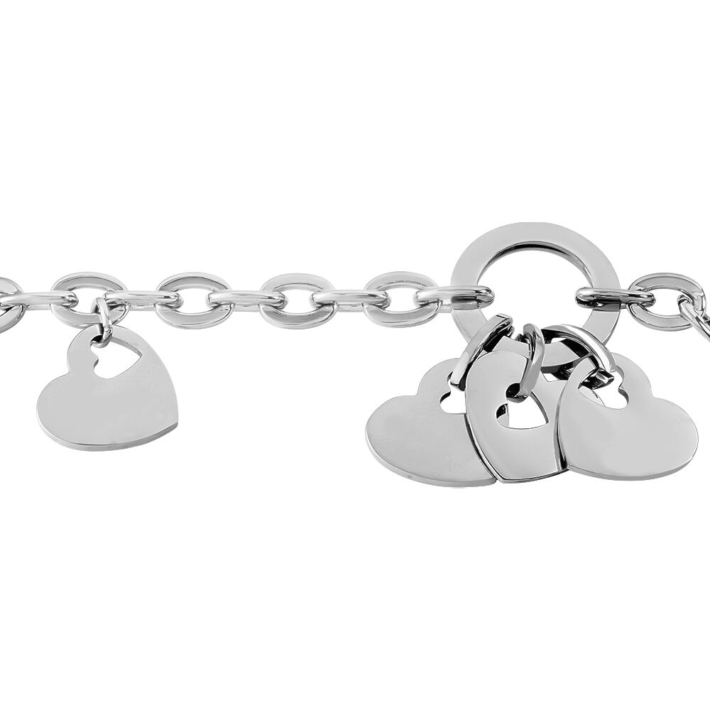 Bracelet Beleanne Acier Blanc - Bracelets cha&icirc;nes Femme | Marc Orian