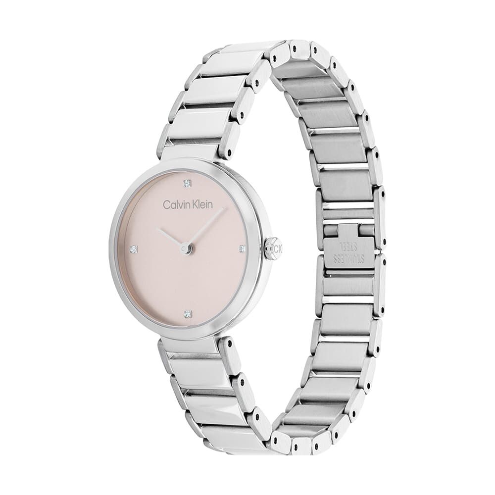 Montre Calvin Klein Minimalistic T Bar Rose - Montres &eacute;tanches Femme | Marc Orian