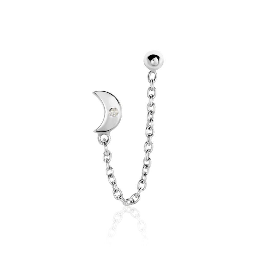 Bijou D'oreille Unitaire Argent Remigio - Piercings d'oreilles Femme | Marc Orian