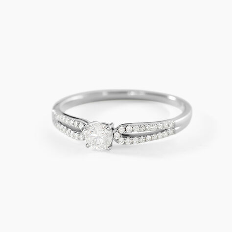 Bague Solitaire Katalina Or Blanc Diamant - Solitaires Femme | Marc Orian