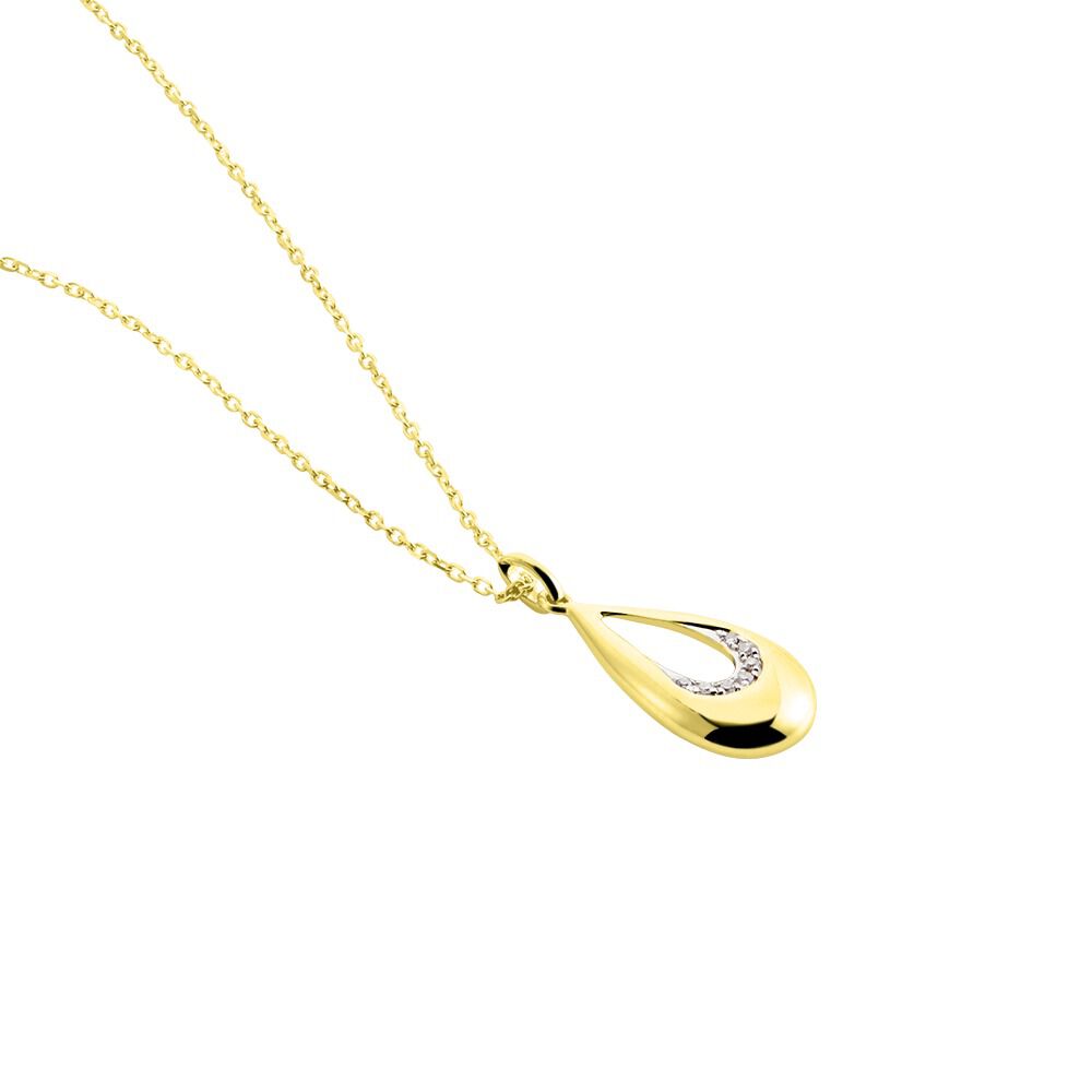 Collier Nirmala Or Jaune Diamant - Colliers avec pierres Femme | Marc Orian