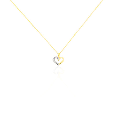 Collier Christine Or Jaune Diamant - Colliers avec pierres Femme | Marc Orian