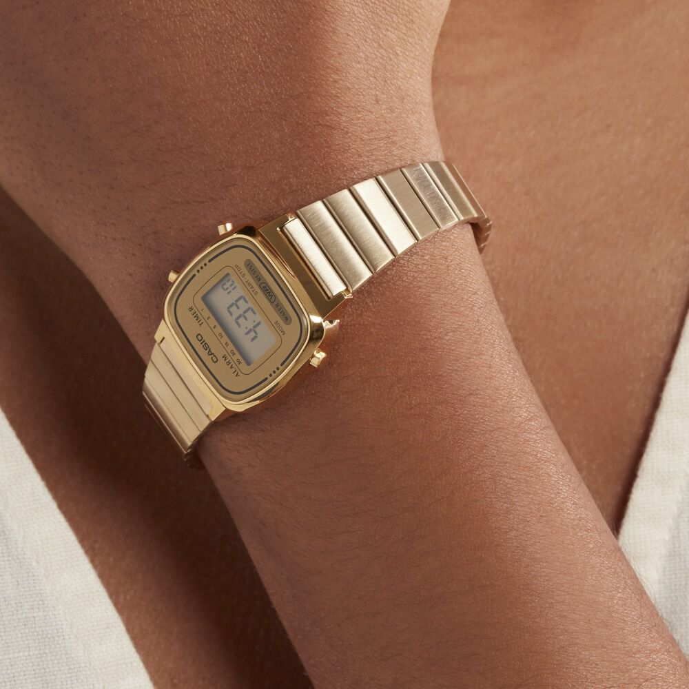 Montre Casio Collection Vintage Champagne - Montres étanches Femme | Marc Orian