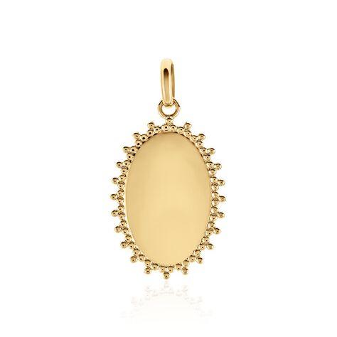 Pendentif Linette Plaque Or Doré - Médailles et médaillons Femme | Marc Orian