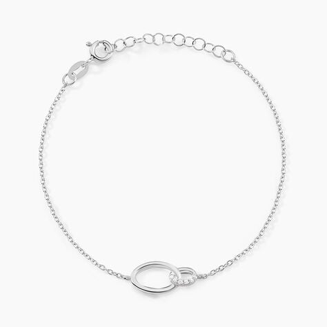 Bracelet Loline Argent Blanc Oxyde De Zirconium - Bracelets fantaisie Femme | Marc Orian