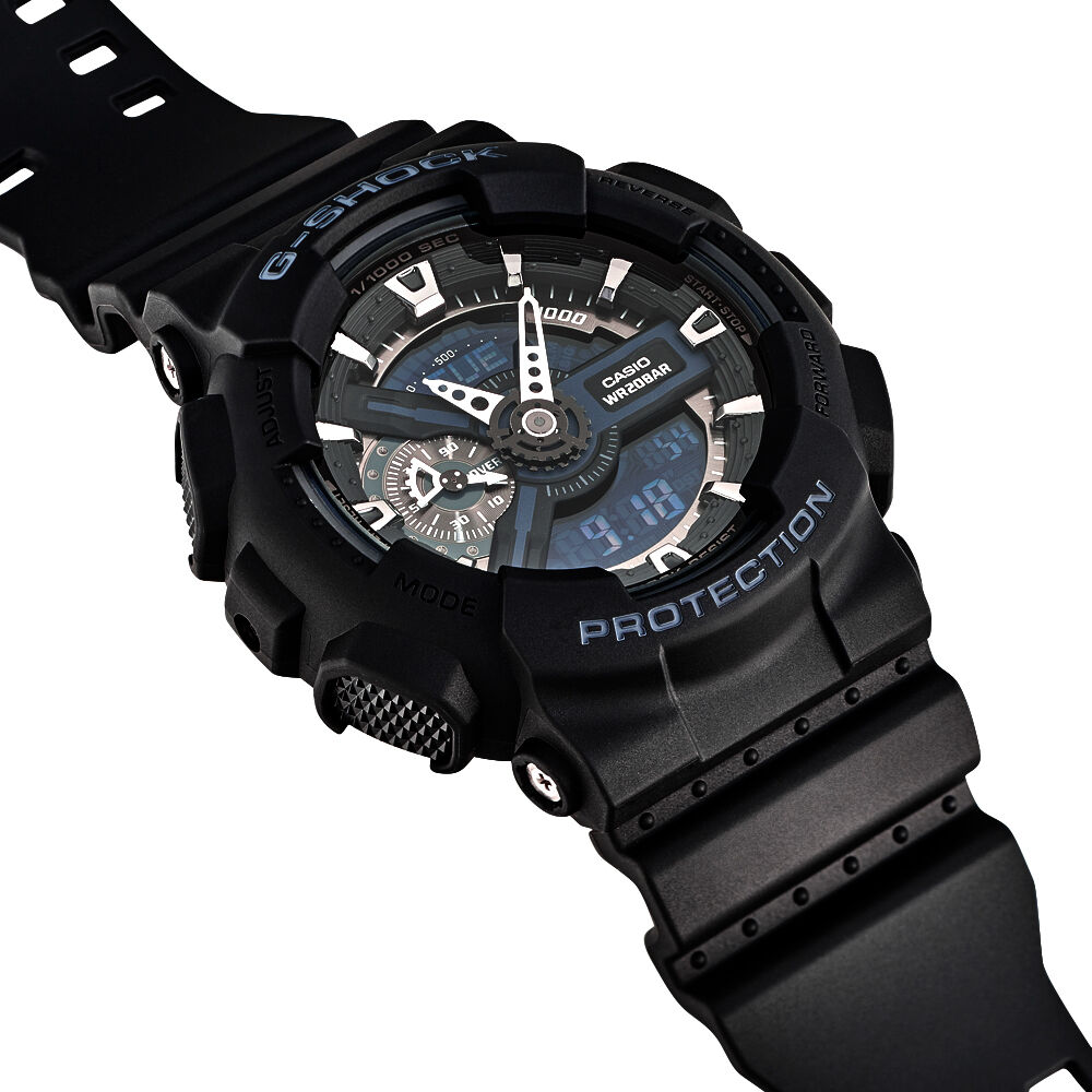 Montre Casio G-shock Black & White Noir - Montres &eacute;tanches Homme | Marc Orian