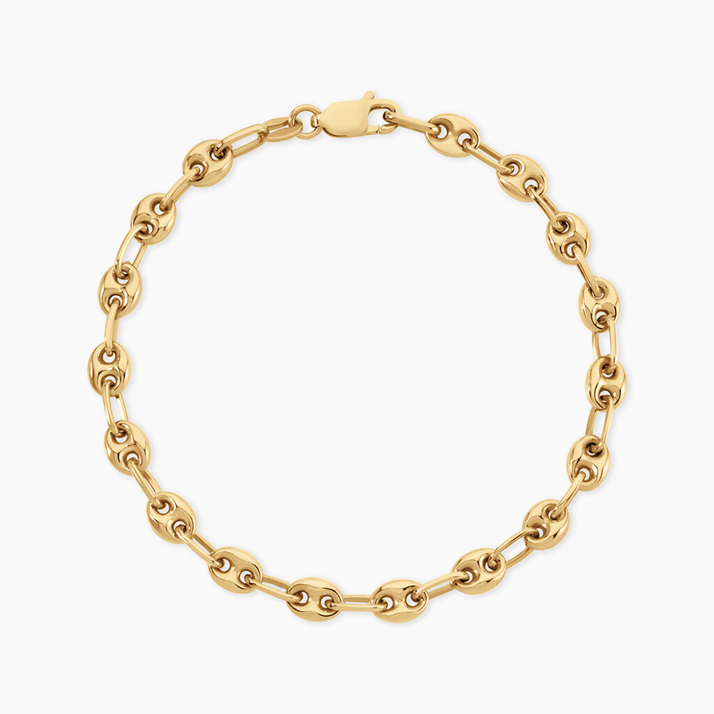 Bracelet Dami Argent Dor&eacute; A L'Or 750/1000 - Bracelets cha&icirc;nes Homme | Marc Orian