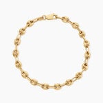 Bracelet Dami Argent Dor&eacute; A L'Or 750/1000 - Bracelets cha&icirc;nes Homme | Marc Orian