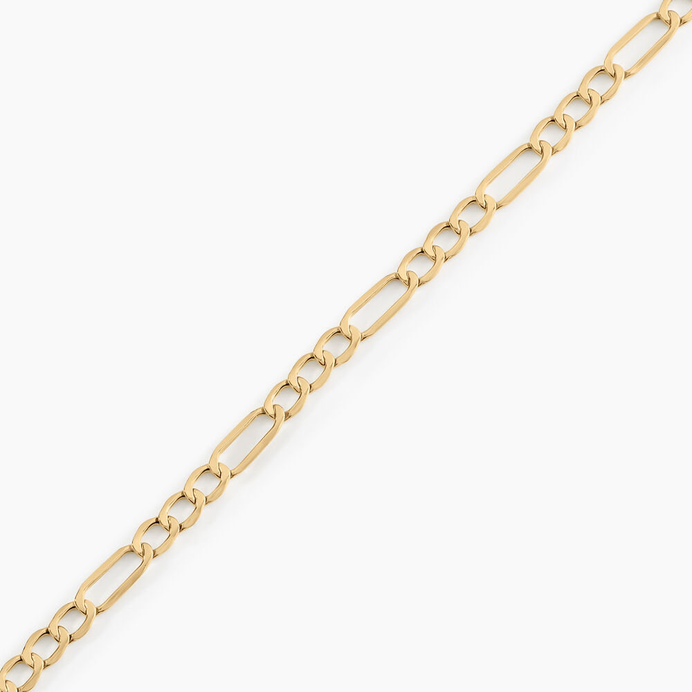 Bracelet Cameo Maille Alternée 1/3 Or Jaune - Bracelets mailles Homme | Marc Orian