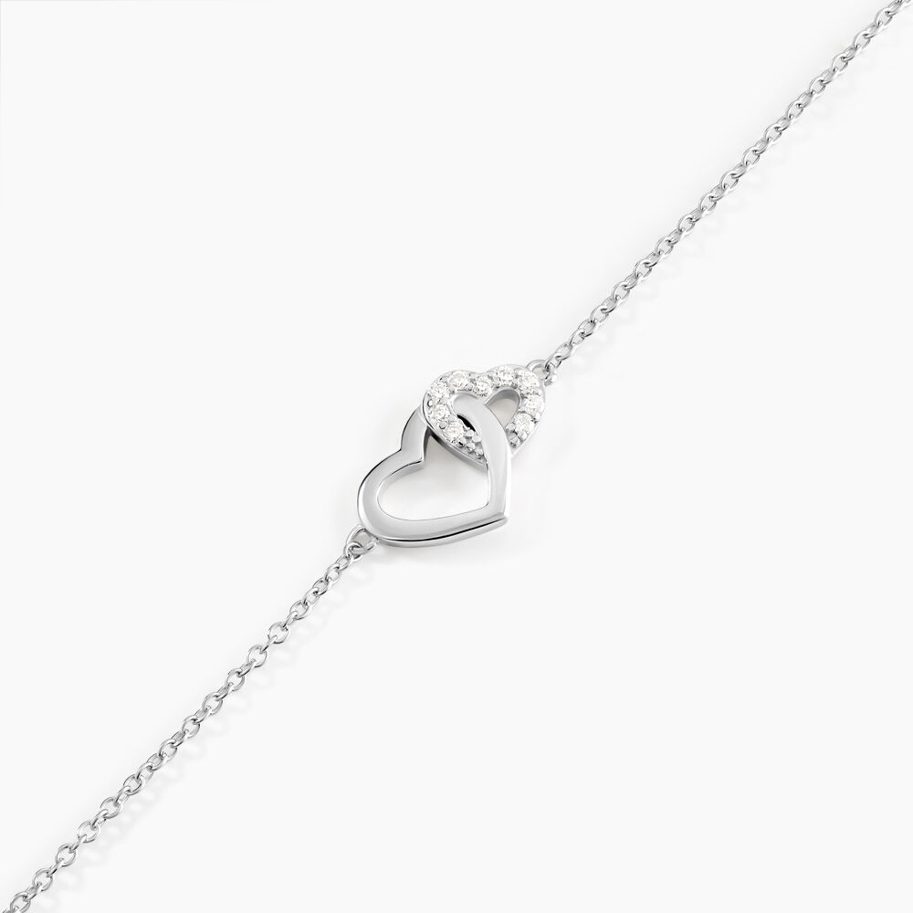 Bracelet Azylis Argent Blanc Oxyde De Zirconium - Bracelets chaînes Femme | Marc Orian