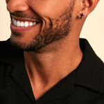 Boucles D'oreilles Puces Phebus Him Acier Noir - Puces Homme | Marc Orian