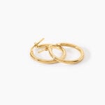 Cr&eacute;oles Ulrica Argent Dor&eacute; A L'Or 750/1000 - Cr&eacute;oles Femme | Marc Orian