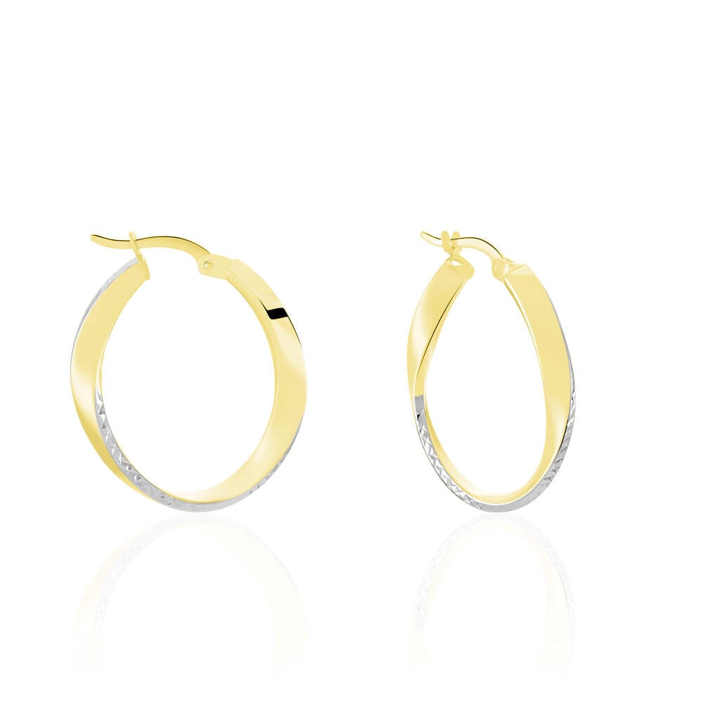 Créoles Doralynne Or Bicolore - Créoles Femme | Marc Orian