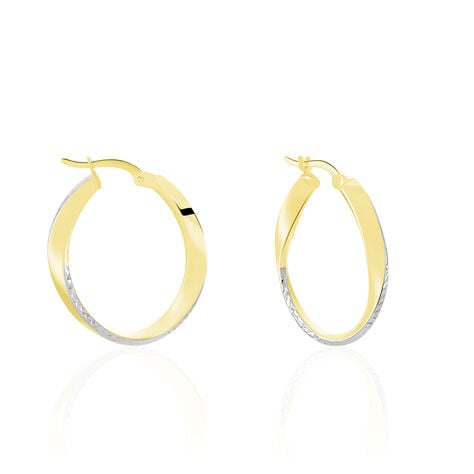 Créoles Doralynne Or Bicolore - Créoles Femme | Marc Orian