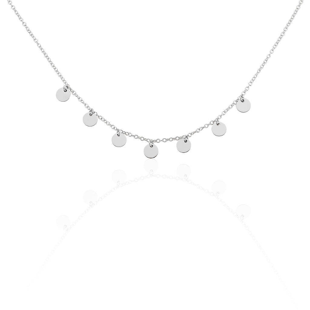 Collier Ragavi Argent Blanc - Colliers fantaisie Femme | Marc Orian