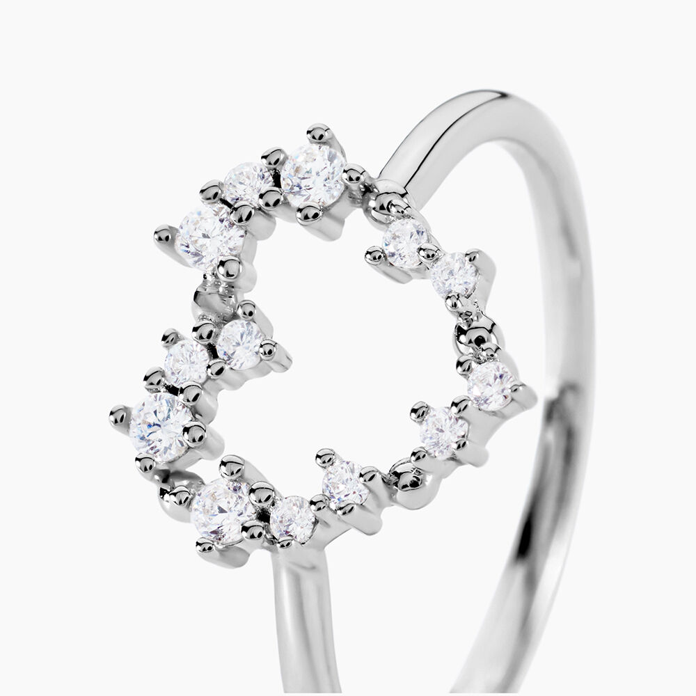 Bague Cora Argent Blanc Oxyde De Zirconium - Bijoux fantaisie Femme | Marc Orian