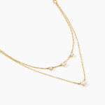 Collier Mordikai Or Jaune Oxyde De Zirconium - Colliers multirangs Femme | Marc Orian