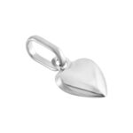 Pendentif Eudocie Coeur Lisse Or Blanc - Pendentifs Famille | Marc Orian