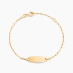 Bracelet Identit&eacute; Esmaelle Or Jaune - Gourmettes Enfant | Marc Orian