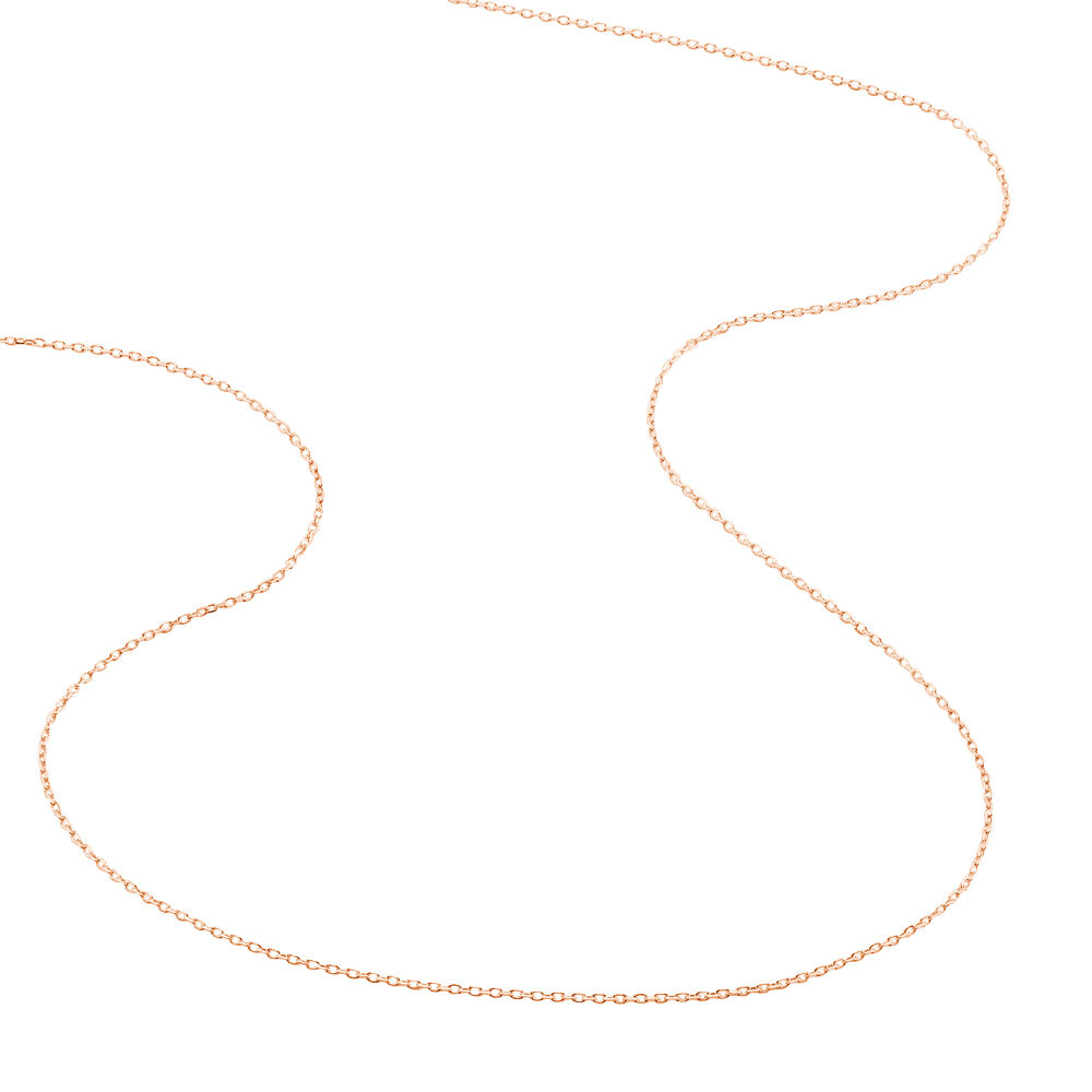Chaîne Igoa Maille Forçat Diamantee Or Rose - Chaines Femme | Marc Orian