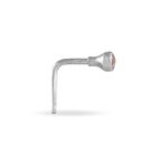 Piercing De Nez Fethi Serti Clos Or Blanc Oxyde De Zirconium - Piercing Nez Femme | Marc Orian