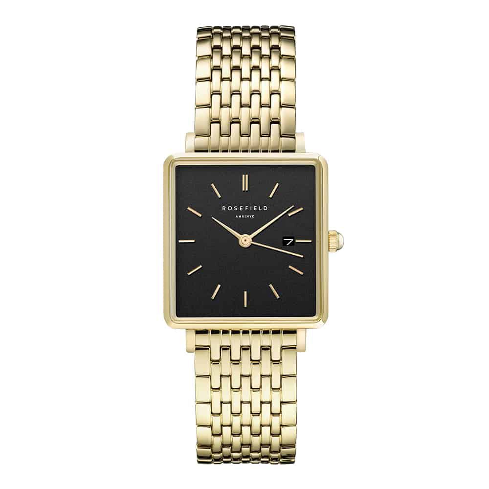 Montre Rosefield The Boxy Noir - Montres étanches Femme | Marc Orian
