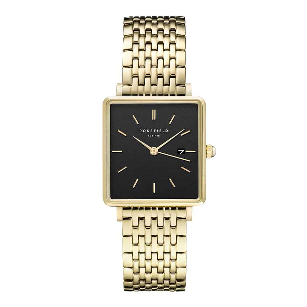 Montre Rosefield The Boxy Noir - Montres étanches Femme | Marc Orian