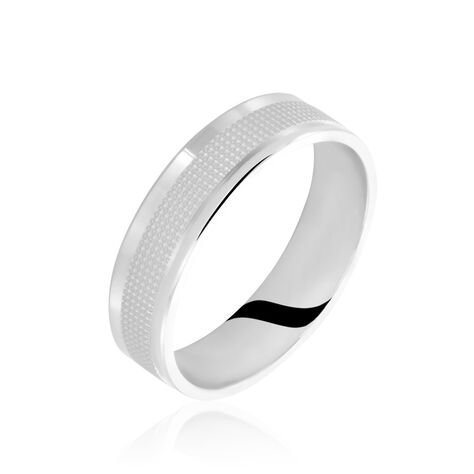 Alliance Ismail Argent - Alliances classiques Homme | Marc Orian