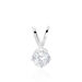 Pendentif Mabila Or Blanc Oxyde De Zirconium - Pendentifs Femme | Marc Orian