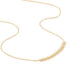 Collier Fabrizia Plaqu&eacute; Or Jaune Oxyde De Zirconium - Colliers avec pierres Femme | Marc Orian