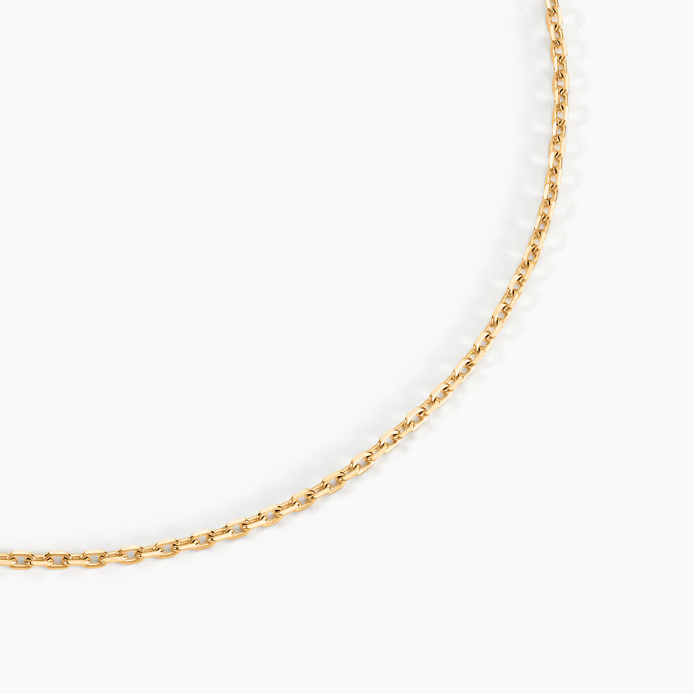 Chaîne Igoa Maille Forçat Diamantee Or Jaune - Chaines Femme | Marc Orian