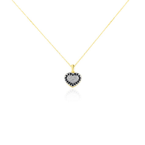 Collier Or Jaune Mair Saphirs Diamants - Colliers avec pierres Femme | Marc Orian