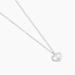 Collier Sweet Heart Or Blanc Diamant - Colliers avec pierres Femme | Marc Orian