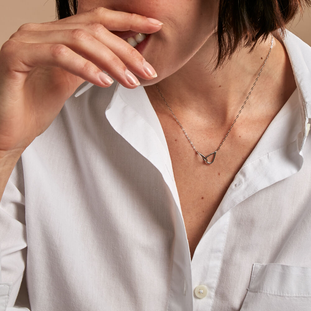 Collier Les Inseparables Argent Blanc - Colliers Femme | Marc Orian